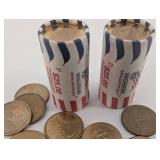 Lot of Presidential Dollar Coins.