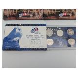 United States Mint 50 State Quarters Proof Sets & Presidential $1 Coin Proof Sets (2004-2010)