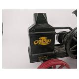 Advance Rumely Oil Pull Tractor Toy - Vintage Cast Metal with Red Spoked Wheels