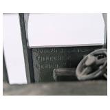 Advance Rumely Oil Pull Tractor Toy - Vintage Cast Metal with Red Spoked Wheels