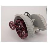 Fordson Tractor Toy - Vintage Detroit USA Plastic w/ Red Spoked Wheels