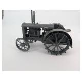 Vintage Metal Toy Tractor - Large Spoked Rear Wheels, TC Monogram