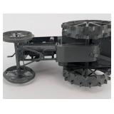 Vintage Metal Toy Tractor - Large Spoked Rear Wheels, TC Monogram