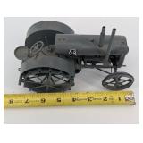 Vintage Metal Toy Tractor - Large Spoked Rear Wheels, TC Monogram