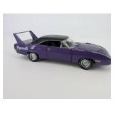 Plymouth Superbird 1969 Purple Die-Cast Model Car - Opening Doors & Hood