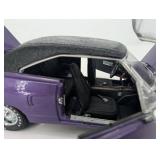 Plymouth Superbird 1969 Purple Die-Cast Model Car - Opening Doors & Hood