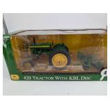 John Deere 420 Tractor & KBL Disc - Precision Key Series Die-Cast Replica