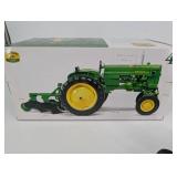 John Deere 40T Wide Front Tractor Die-Cast - Mounted Two-Bottom Plow