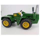 John Deere 8010 Diesel Tractor Toy - Green & Yellow Die-Cast Model