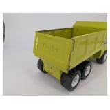 Tonka Hydraulic Dump Truck - Lime Green 6-Wheel Toy