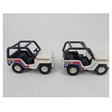 NASA United States Die-Cast Jeeps (Lot of 2) - Made in Japan
