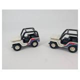 NASA United States Die-Cast Jeeps (Lot of 2) - Made in Japan