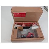 Coca-Cola Tractor Trailer - Red Die-Cast Toy Truck in Original Box