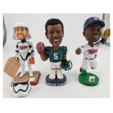 Twins Bobblehead Set - Brian Dozier, Donovan McNabb, 34 Pinstripe Figure (Lot of 4)