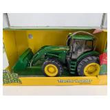 John Deere Tractor Loader Toy with Front Loader - Lights and Sounds