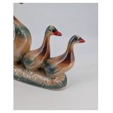 Goose Family Ceramic Figurines (Lot of 3)