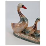 Goose Family Ceramic Figurines (Lot of 3)