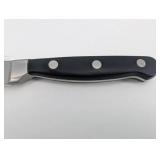 4-Piece Knife Set in Carbon Fiber Pattern Case - Black-Handled Knives