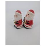 Santa Claus Salt & Pepper Shaker Pair - Ceramic - Made in China