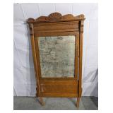 Antique Oak Mirror