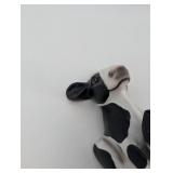 Cow Figurine - Black and White Patch Pattern, Made in China, About 4 in Long