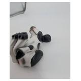 Cow Figurine - Black and White Patch Pattern, Made in China, About 4 in Long