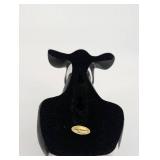 Cow Figurine - Black and White Patch Pattern, Made in China, About 4 in Long