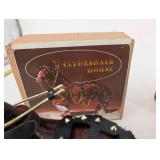 Clydesdale Horse Figurines with Harness - 2-Pack