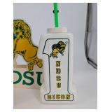 NDSU Dining Services Drinkware Set - 2 White Bottles & Yellow Cup