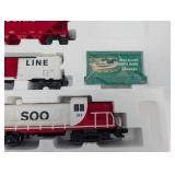 Lionel Soo Line Diesel Freight Set - Menards Exclusive with Loco 374 & Cars