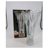 Lenox Lead Crystal Vase - Tall Hand-Cut 15 in