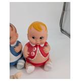 Baby Dolls & Puppy Figurine Lot (Lot of 5)