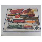 Tyco Overnight Freight Rock Island HO Train Set with Deluxe Power Pack