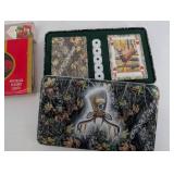 Coca-Cola Nostalgia Playing Cards - Collectible Tin Set - 2 Decks per Tin (Lot of 2)