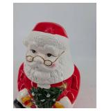 Gibson Santa Claus Cookie Jar - Gibson Housewares China - Removable Head Lid