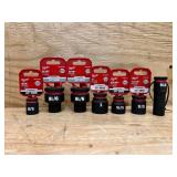Milwaukee Impact Sockets (lot of 7)