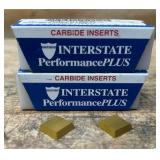 Carbide Inserts Interstate PerformancePlus lot of 2