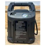 GreatWay Jump Starter with Air Compressor and LED Light, 12 Volts, 900 Peak Amps, Model# GM038C #107527 Msrp $139.99