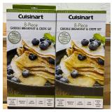 Cuisinart 8-Piece Griddle Breakfast & Crepe Set lot of 2
