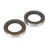 Ultra-Tow High-Performance Spring-Loaded Trailer Hub Oil Seals, 2-Pk., 1-1/2in., Single-Lip lot of 3 #57124712 Msrp $38.97