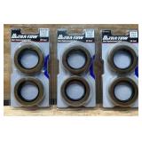 Ultra-Tow High-Performance Spring-Loaded Trailer Hub Oil Seals, 2-Pk., 1-1/2in., Single-Lip lot of 3 #57124712 Msrp $38.97