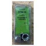 Needa 440960A 7/16-14 Grade 5 Nylon Insert Lock Nuts lot of 10