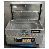 Northern Tool + Equipment Wide Truck Toolbox, 36in.L x 24in.W x 18in.H, Aluminum, Diamond Plate, Pull Handle Latch #41882 Msrp $419.99