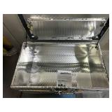 Northern Tool + Equipment Wide Truck Toolbox, 36in.L x 24in.W x 18in.H, Aluminum, Diamond Plate, Pull Handle Latch #41882 Msrp $419.99