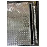 Northern Tool + Equipment Wide Truck Toolbox, 36in.L x 24in.W x 18in.H, Aluminum, Diamond Plate, Pull Handle Latch #41882 Msrp $419.99