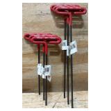 Eklind 9/64" T-handle Hex lot of 6