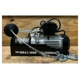 Strongway Electric Cable Hoist, 880-Lb. Single-Line Capacity/1760-Lb. Double-Line Capacity, 38ft./19ft. Lift #4584162 Msrp $299.99