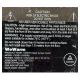 WeWarm 10,000 Watt Digital Electric Overhead Garage Heater, 240V, 34,120 BTU/Hour, Heating Capability 1000 Sq. Ft., Model# CZ260 #6539082