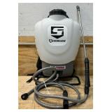 Strongway 4-Gallon, 18V Li-Ion Never Pump Backpack Sprayer Kit, Tool, #113767 Msrp $199.99