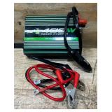 Nature Power Modified Sine Wave Power Inverter with Cables, 400 Continuous Watts, 2 Outlets/2 USB Ports, Model# 37400 #88427 Msrp $69.99
